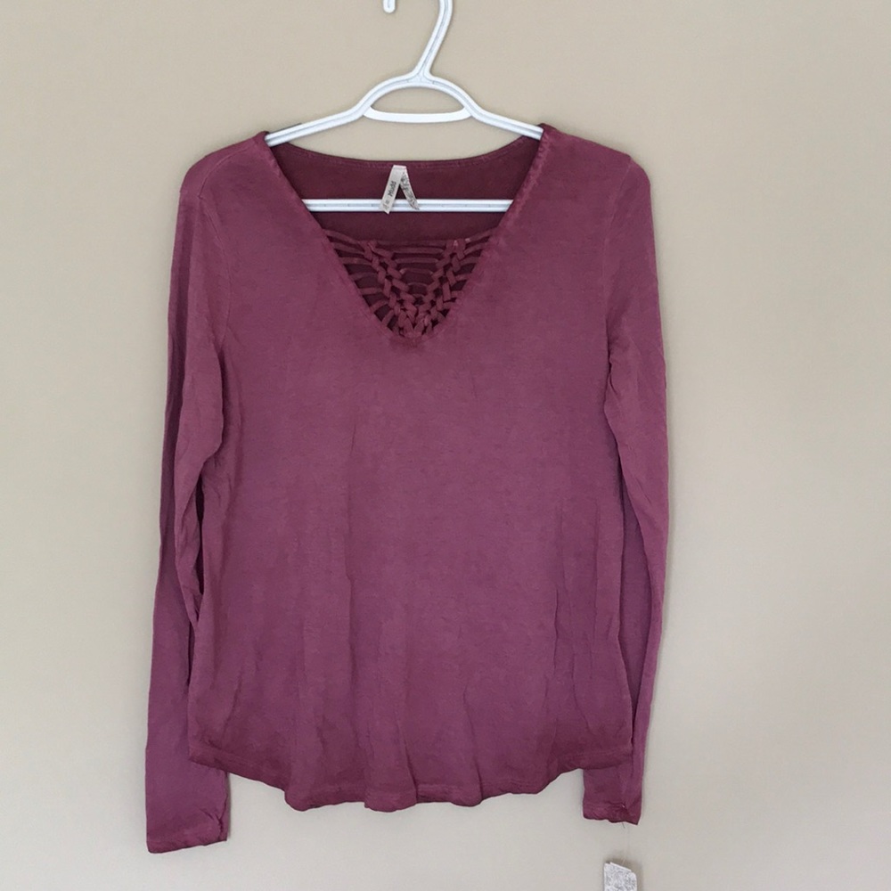 crpchet front shirt